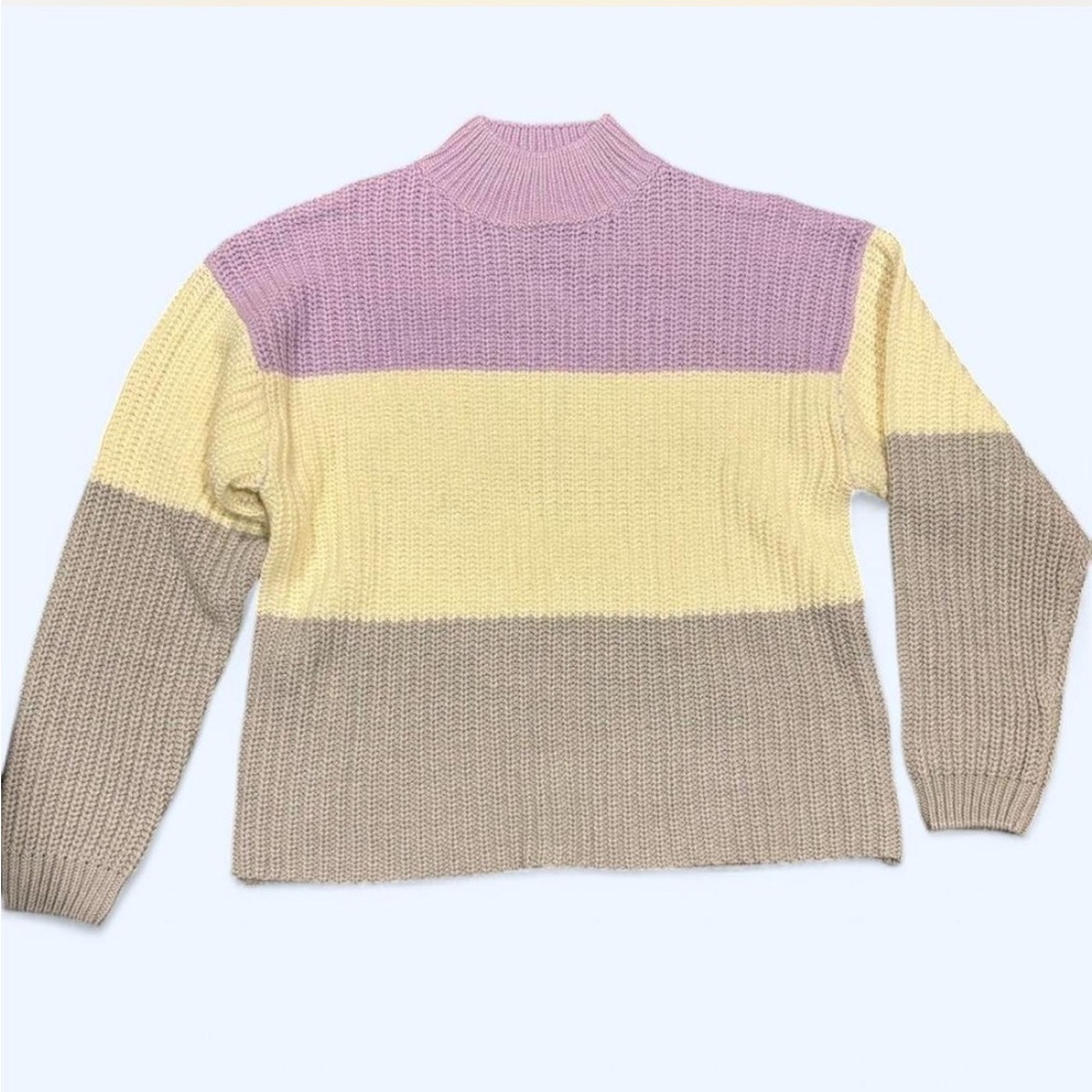 asos colorblock sweater